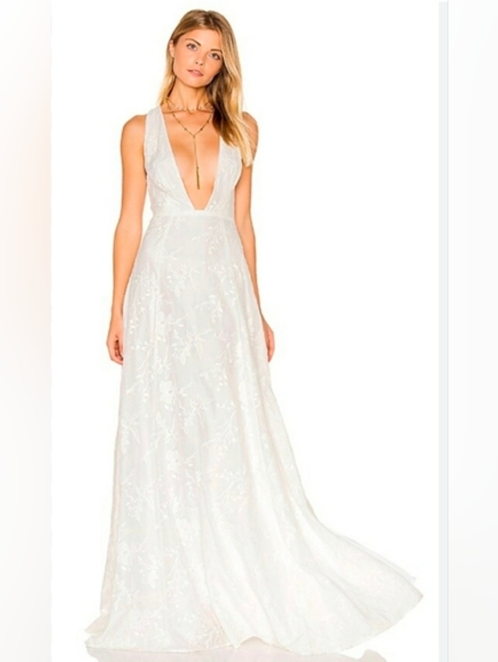 The Jetset Diaries Monta Vista Maxi White Dress XS